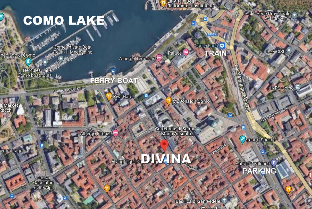 Divina Luxury Apartment With Jacuzzi Near The Lake โกโม ภายนอก รูปภาพ